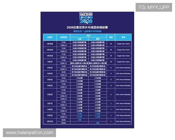 2026年世界杯比赛时间与乒乓球赛事时间安排全面解读 2026年世界杯比赛时间与乒乓球赛事时间安排全面解读